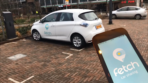 Fetch car sharing elektrische deelauto